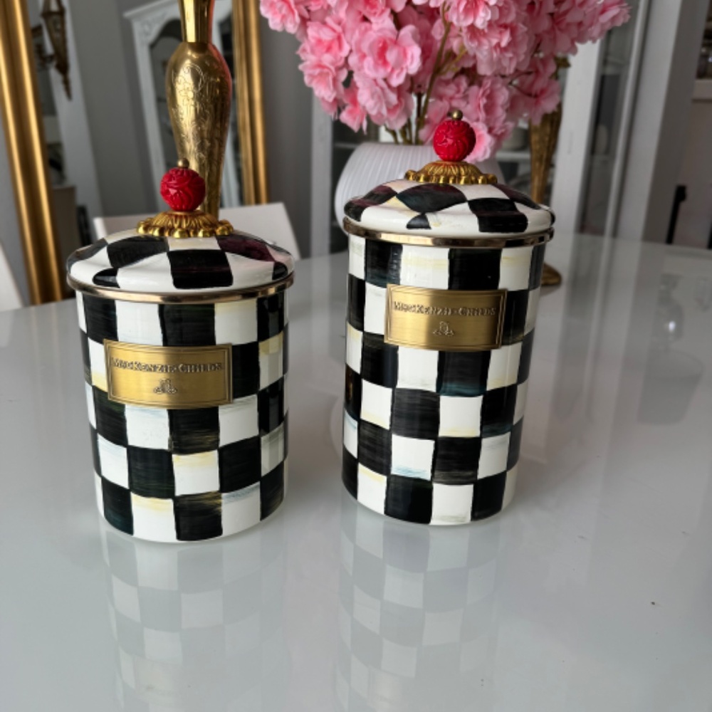 McKenzie’s child, large and medium canister